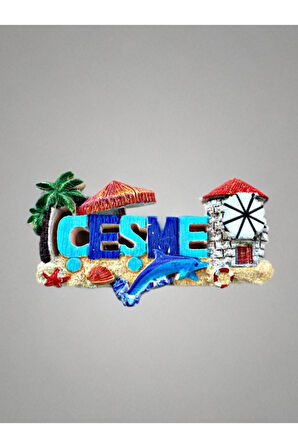ÇEŞME Temalı Kabartmalı Polyester Magnet. 9CM x 5cm.