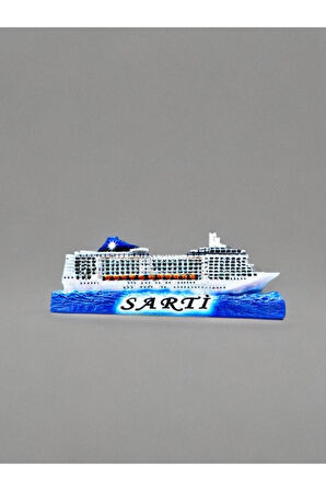 SARTİ Temalı Kabartmalı Polyester Magnet 10cm x 4cm