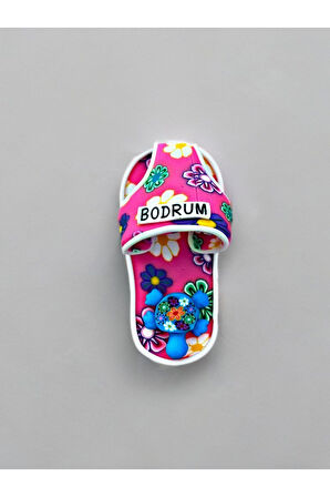 BODRUM Temalı Hamur Magnet 4cm x 7cm Pembe