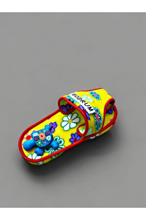 BODRUM Temalı Hamur Magnet 4cm x 7cm Sarı