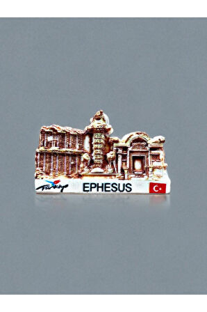 EPHESUS (EFES) Temalı Polyester Magnet 6cm x 4cm