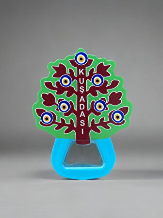 KUŞADASI Temalı Plastik Açacak Magnet Buzdolabı Süsü Şişe Açacağı