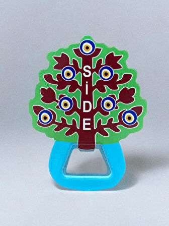 SİDE Temalı Plastik Açacak Magnet Buzdolabı Süsü Şişe Açacağı
