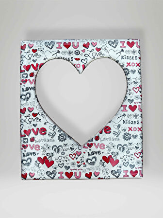 LOVE Mıknatıs Çerçeve Buzdolabı Süsü Çerçeve Magnet