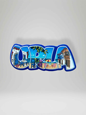 URLA Temalı Kabartmalı Polyester Magnet Buzdolabı Süsü
