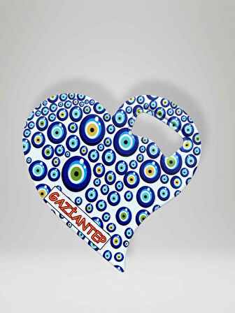 GAZİANTEP Temalı Nazar Baskılı Magnet Şişe Açacağı Buzdolabı Süsü (KOD:912)