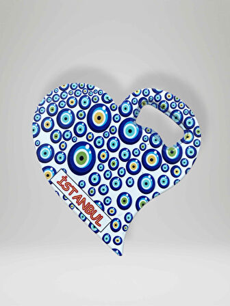 İSTANBUL Temalı Nazar Baskılı Magnet Şişe Açacağı Buzdolabı Süsü (KOD:913)