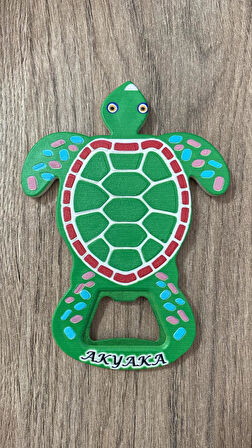 AKYAKA Temalı Plastik Şişe Açacağı Magnet Buzdolabı Süsü Açacak (kod:928)