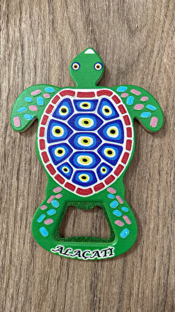 ALAÇATI Temalı Plastik Açacak Magnet Buzdolabı Süsü Şişe Açacağı (kod:944)