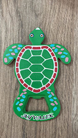 AYVALIK Temalı Plastik Açacak Magnet Buzdolabı Süsü Şişe Açacağı (kod:945)