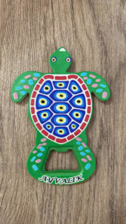 AYVALIK Temalı Plastik Açacak Magnet Buzdolabı Süsü Şişe Açacağı (kod:946)