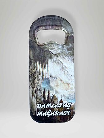 DAMLATAŞ MAĞARASI Temalı Plastik Şişe Açacağı Magnet Buzdolabı Süsü Açacak (kod:959)