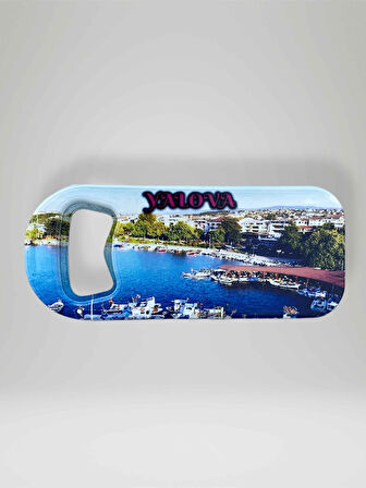 YALOVA Temalı Plastik Açacak Magnet Buzdolabı Süsü Şişe Açacağı (kod:976)