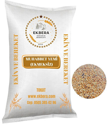 EKBERA - Karışık Muhabbet Yemi – Yeni Mahsül - 10 kg - Ekmeksiz