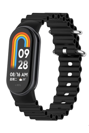 Xiaomi Mi Band 9 Mi Band 8 Uyumlu Tokali Silikon Kordon Bileklik
