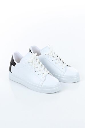 kadın sneaker bağcıklı rahat spor ayakkabı