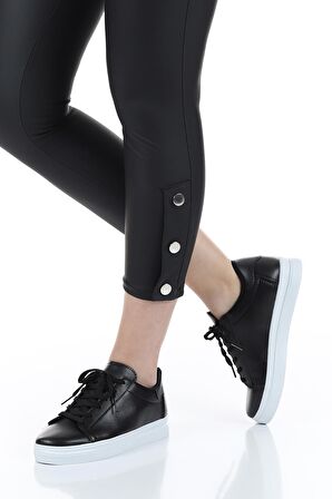 kadın sneaker bağcıklı rahat spor ayakkabı