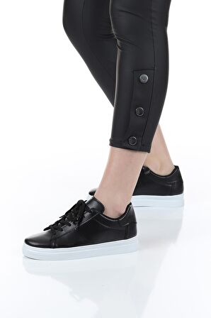 kadın sneaker bağcıklı rahat spor ayakkabı