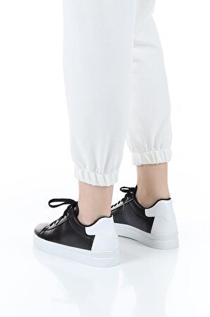 kadın sneaker bağcıklı rahat spor ayakkabı