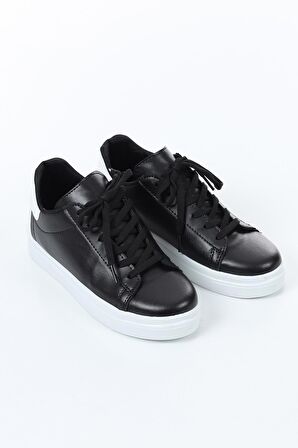 kadın sneaker bağcıklı rahat spor ayakkabı
