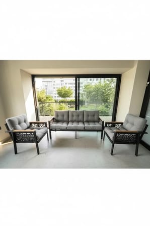 MİAMİ 3+1+1 MELİSA Balkon-bahçe-kafe Çay Seti Koltuk Oturma Takımı-oturma Grubu,ofis Koltuğu