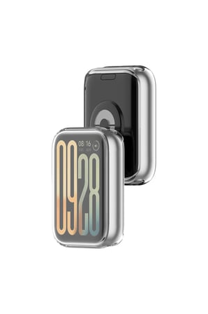 Xiaomi Mi Band 10 Pro Uyumlu Şeffaf Silikon Kasa ve Ekran Koruyucu
