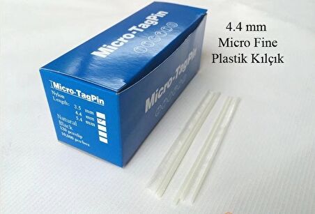 4.4 MM Micro Fine Gelinlikçi Kısa Seffaf Plastik Kılçık 10.000 Ad