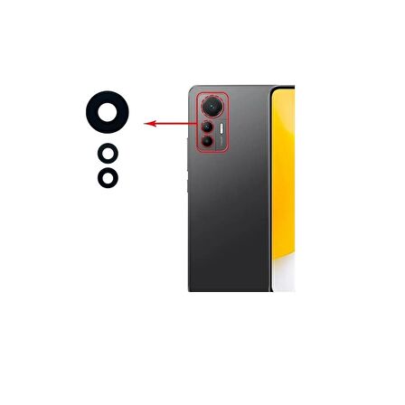 Xiaomi Mi 12 Lite İle Uyumlu Kamera Camı