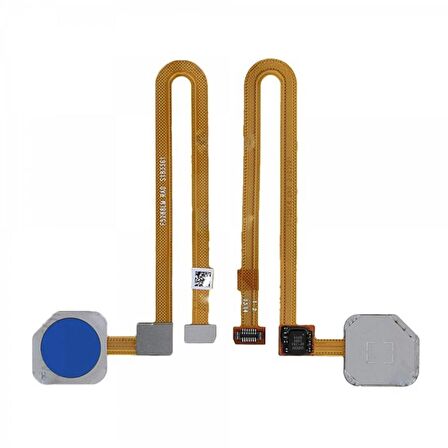 Xiaomi Mi 8 İle Uyumlu Home Tuş Parmak İzi Film Mavi