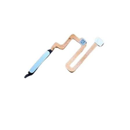 Pocophone X4 Pro 5G İle Uyumlu Tuş Parmak İzi Okuyucu Film Flex Mavi