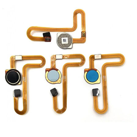 Xiaomi Redmi Note 8 İle Uyumlu Home Tuş Parmak İzli Film Siyah