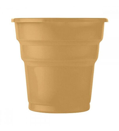 Omeyva Dayanıklı Mika Plastik Altın Sorfa Piknik Seti - 48 Kişilik Tabak Bardak Çatal Kaşık Takımı