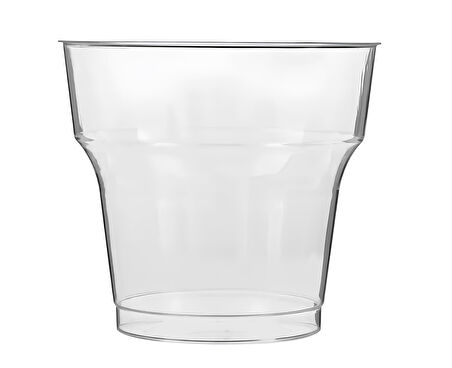 Omeyva 26 Cm. Plastik Mika Şeffaf Sorfa Piknik Seti - 48 Kişilik Tabak Bardak Çatal Kaşık Takımı