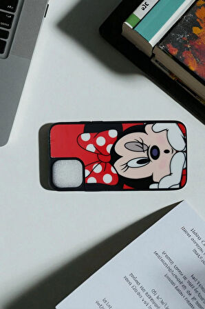 Apple iPhone 11 PRO Uyumlu Mickey Mouse Love Tasarım Baskılı Kılıf