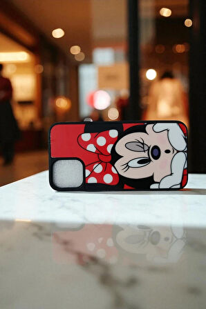 Apple iPhone 11 PRO Uyumlu Mickey Mouse Love Tasarım Baskılı Kılıf
