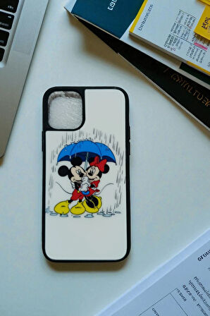 Apple iPhone 11 PRO Uyumlu Mickey Mouse Love Tasarım Baskılı Kılıf