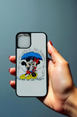Apple iPhone 11 PRO Uyumlu Mickey Mouse Love Tasarım Baskılı Kılıf