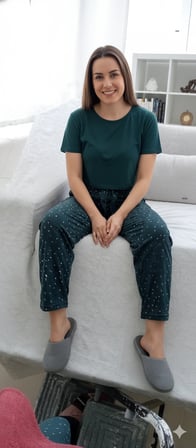 Kadın Milan Yumuşak Kumaş Pijama Altı