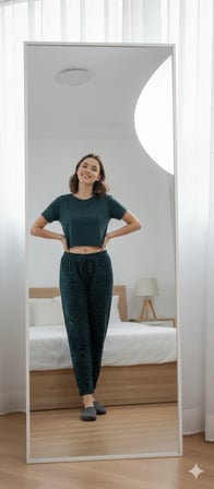 Kadın Milan Yumuşak Kumaş Pijama Altı