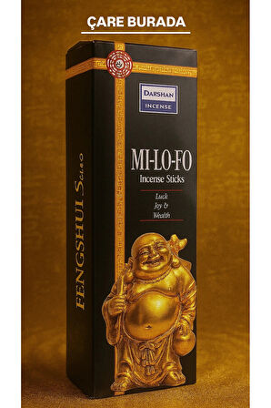 Darshan Incense - Mi-Lo-Fo 20'li Çubuk Tütsü ( Zenginlik & Aşk & Şans)