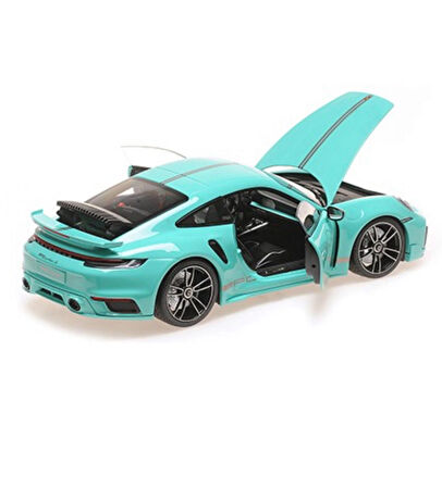 Minichamps 1:18 2021 Porsche 911 (992) Turbo S Coupe – Özel Lansman Renk Model Araba