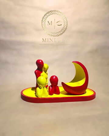 Minelly Özel Tasarım | Galatasaray Aile & Ay Işığı Seti 