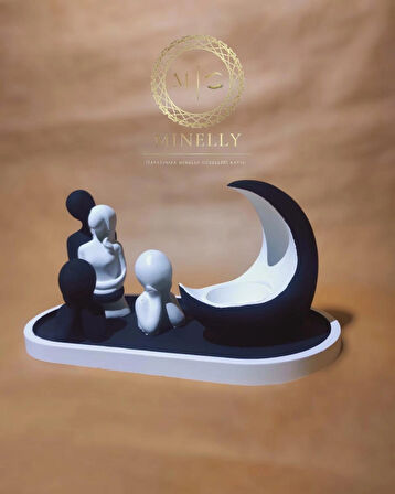 Minelly Özel Tasarım | Beşiktaş  Aile & Ay Işığı Seti 