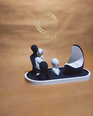 Minelly Özel Tasarım | Beşiktaş  Aile & Ay Işığı Seti 