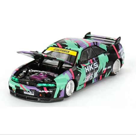 Mini GT 1/64 Nissan Skyline GT-R (R33) HKS V1 Model Araba 