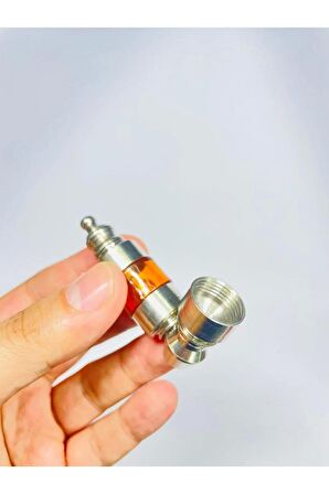 Minik Ceplik Metal Pipo /6cm+grinder