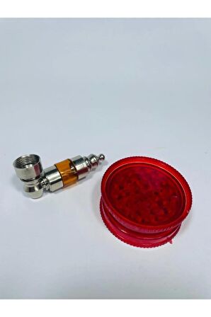 Minik Ceplik Metal Pipo /6cm+grinder