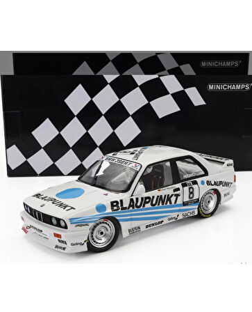 Minichamps 1:18 BMW M3 E30 DTM ‘Blaupunkt’ Olaf Manthey 1992 Diecast Model Araba