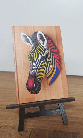 2 Adet Zebra Mini Tablo