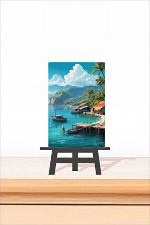 2 Adet Mini Tablo V4